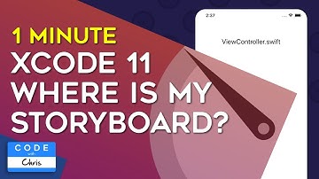 Xcode 11: No Storyboard Fix In One Minute