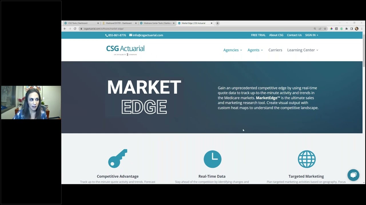 View Medicare Demographics & Enrollment Data inside CSG APP