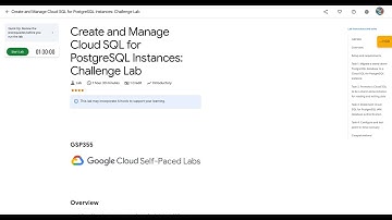 Qwiklabs | Create and Manage Cloud SQL for PostgreSQL Instances: Challenge Lab [GSP355]
