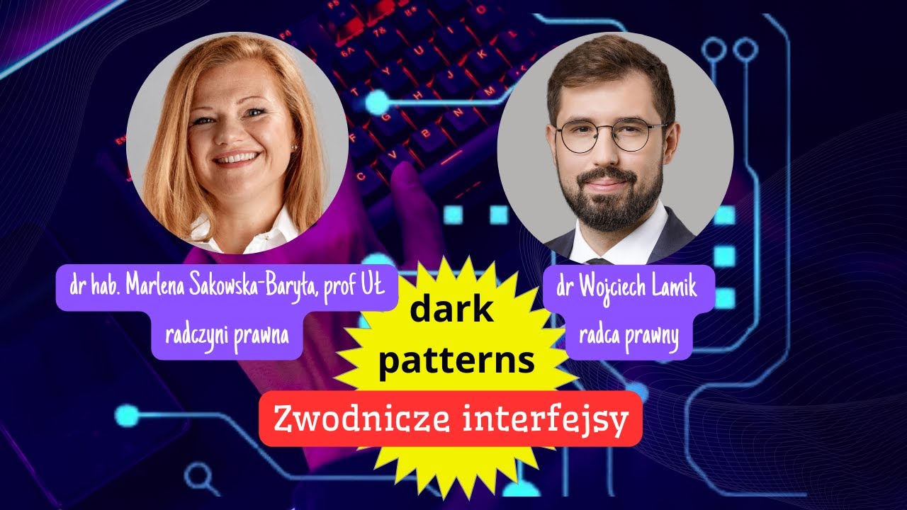 Dark patterns - zwodnicze interfejsy. Rozmowa z Wojciechem Lamikiem