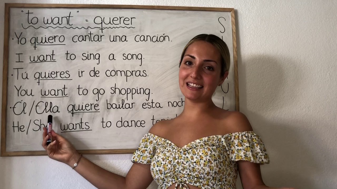 spanish-for-beginners-verb-to-want-querer-youtube