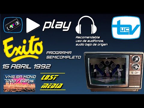 Programa Exito - Canal 13 UCTV - 15 Abril 1992