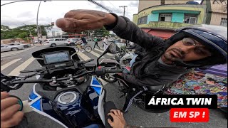 ÁFRICA TWIN TRAVANDO O TRÂNSITO DE SÃO PAULO! RADIAL LESTE  #africatwin #motorcycle #motovlog 