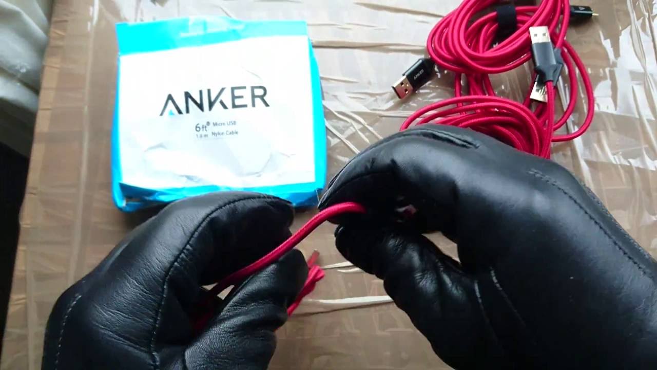 ASMR 💓 Show Me Anker 6ft MicroUSB Cable hands across america