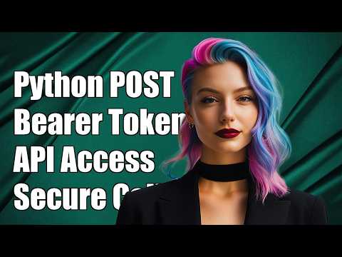Python post request with Bearer token