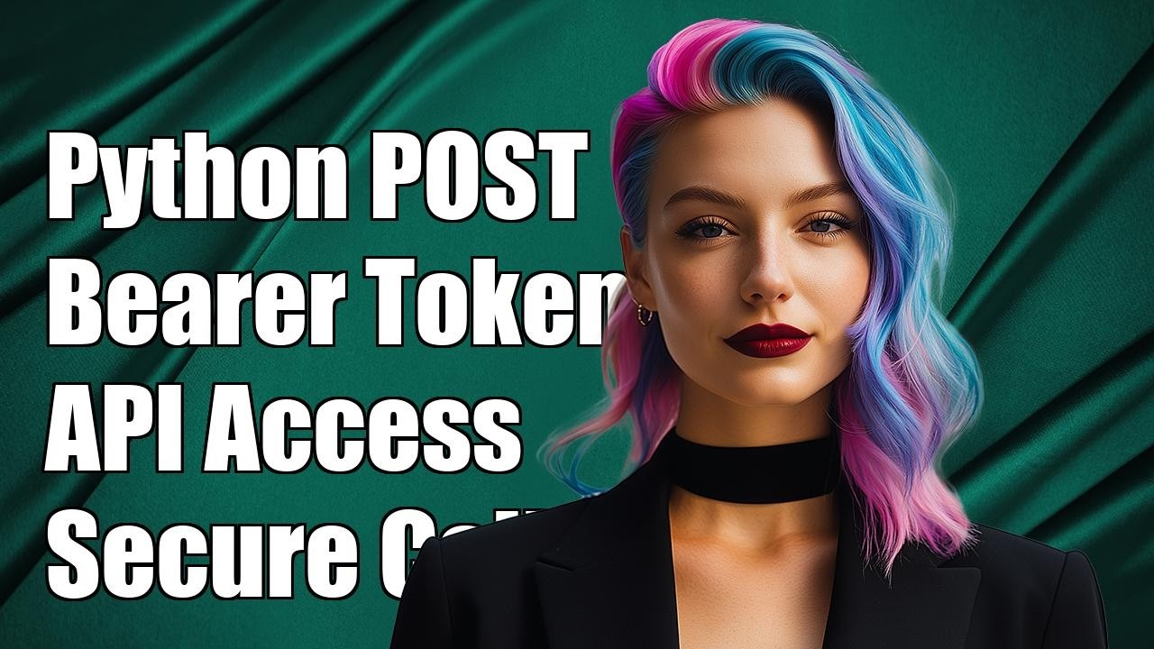 Python post request with Bearer token - YouTube