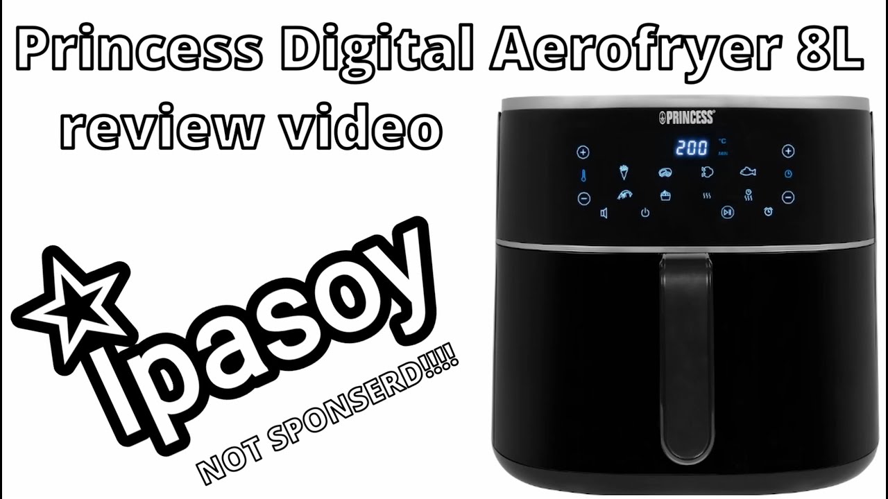 Princess Digital Aerofryer 8L review video, crispy snacks and