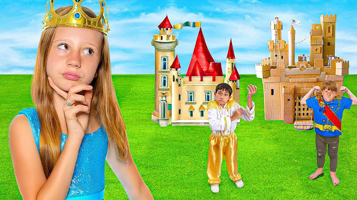 Nastya, like a princess, chooses her prince