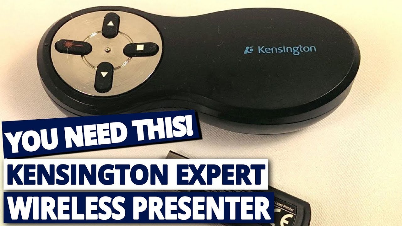 Kensington Expert Wireless Presenter – Pro Presentation Remote with Laser & Cursor Control! 🎤📊