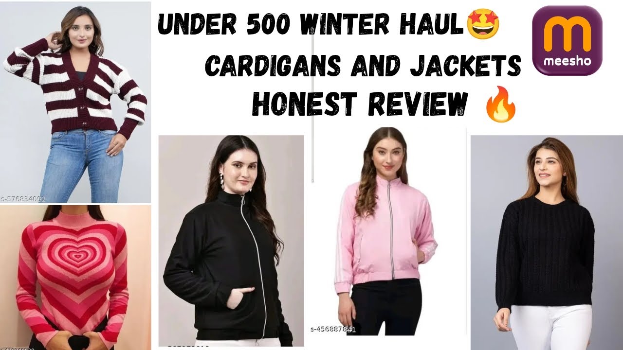 Pinteresty Cardigans & Sweaters From Meesho 😍 | Best Quality Winter Wear Starting ₹336!