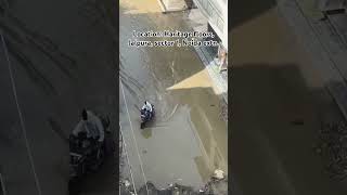 Road condition of Jalpura village, haritage floors #waterlogging  #corruptsystem #noida #broken