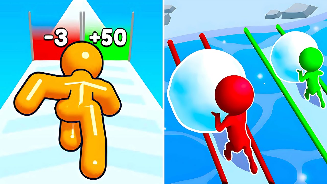 Tall Man Run🆚Snow Race 3D 🔴Max Levels 9999 Walkthrough Update Gameplay NY12