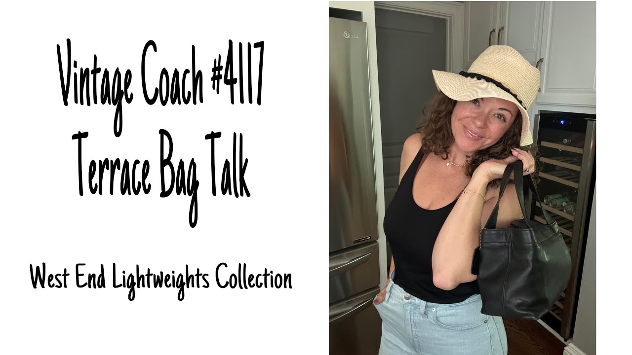Vintage Coach #4117 Terrace Bag Talk West End Lightweights