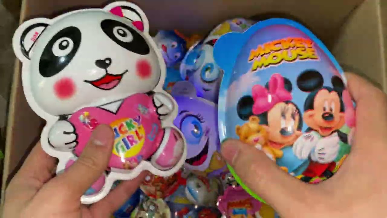 ASMR Sweet Candy Unboxing | Kinder Chocolate Sounds