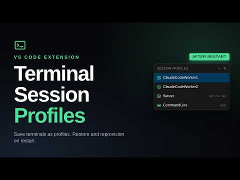 Terminal Session Profiles - VS Code Extension