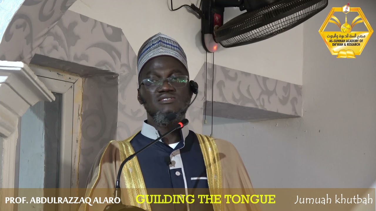 GUIDING THE TONGUE || PROF. ALARO