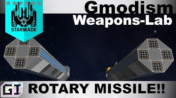 StarMade Weapon Lab - Rotary Missile System (Rails+Logic Epic Combo)