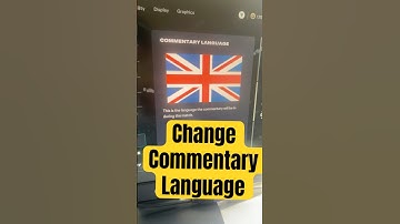 Fc 26 change commentary Language #FC26 #CommentaryLanguage #GameSettings #FIFA26