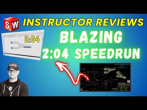 2 MINUTE CAD?! ⏱️ SW Instructor reacts to World-Class Speedmodeling!
