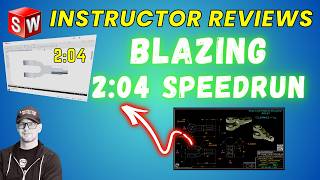 2 MINUTE CAD?! ⏱️ SW Instructor reacts to World-Class Speedmodeling!