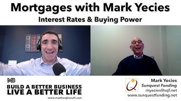 Interest Rates & Buying Power | Interview with Mortgage Expert Mark Yecies