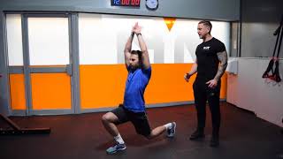 Alternating Drop Lunge with Extension by MyPT