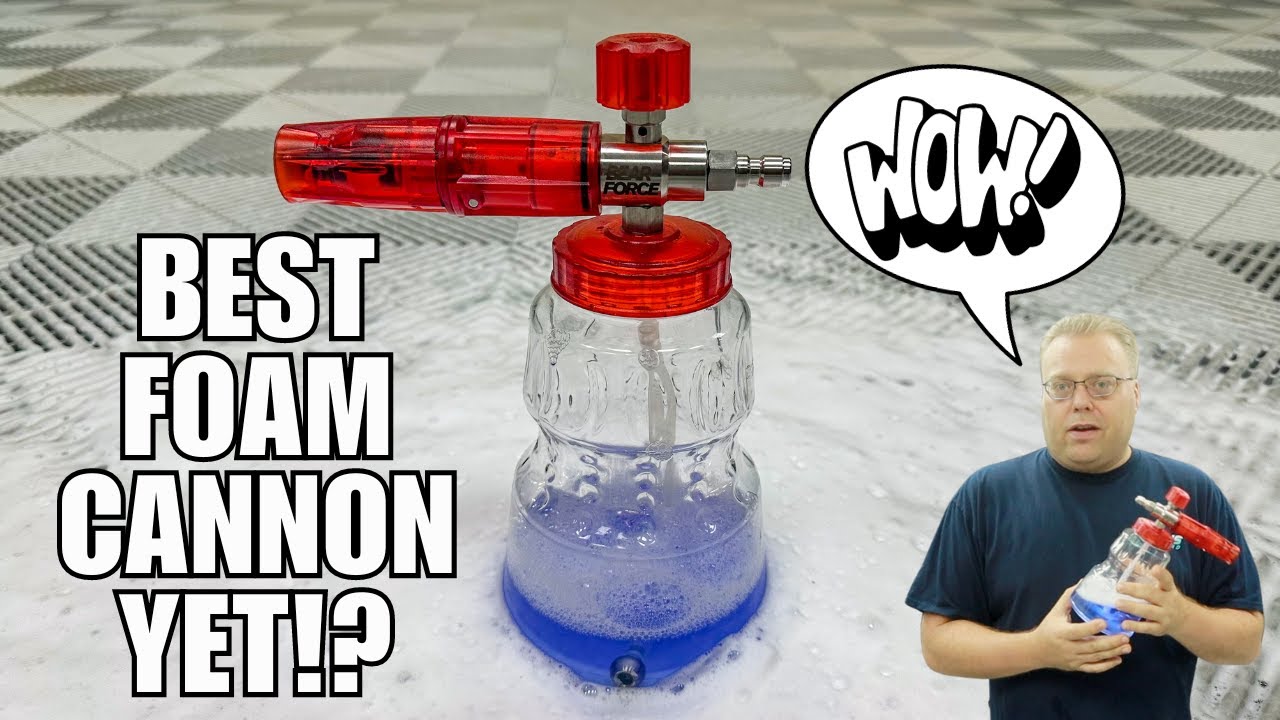 Лучшая пенная пушка на сегодняшний день? | Bear Force | Нержавеющая сталь | Советы по пене и мойке