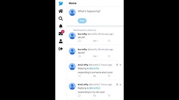 twitter clone - data model discussion