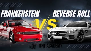 Frankenstein Method vs Reverse Roll – Rear Window Tinting Comparison | The Tint Academy