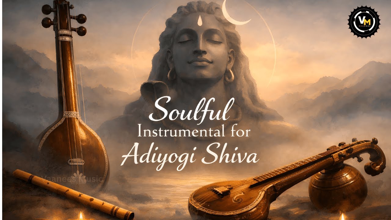 Adiyogi Shiva 🕉️ |  Soulful Indian Instrumental for Deep Meditation |  Vaanees Music