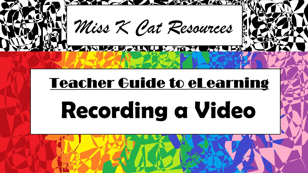 Teacher Guide to eLearning- Recording Videos on OBS