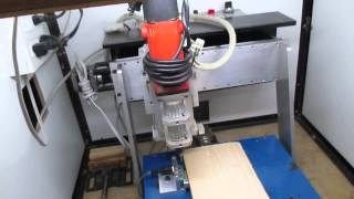 GRBL with Auto Tool change G81 and M98 Support Test part 1