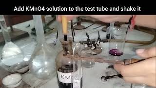 Baeyers Test Test For Unsaturation