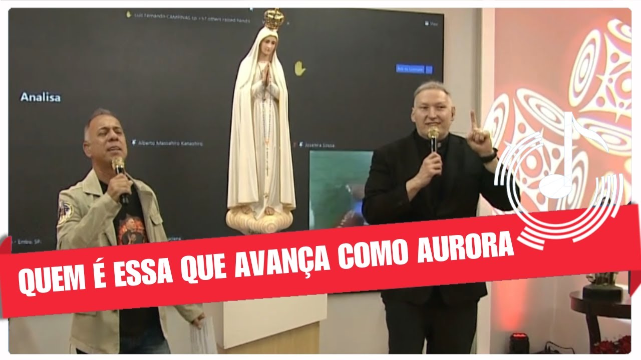 Quem é essa que avança como aurora - Padre Marcelo Rossi e Dunga - YouTube