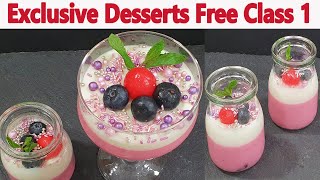 Exclusive Desserts Free Class 1 | Manisha Bharani Kitchen