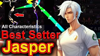 Jasper. Best Setter in The Spike. All Characteristics. The Spike. Volleyball 3x3