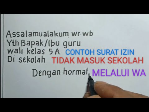SURAT IZIN TIDAK
