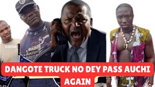Aliko Dangote Panic As VeryDarkMan Block Dangote Truck in Auchi 