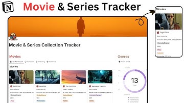 Notion Movie Tracker For FREE !! Track Your Series and Watchlist