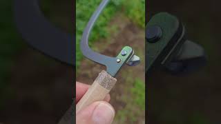 Green anodizing and gold colour theme for jewelery saw frame