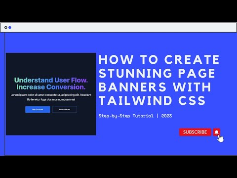 Learn How to Create Stunning Page Banners with Tailwind CSS | Step-by-Step Tutorial 2023