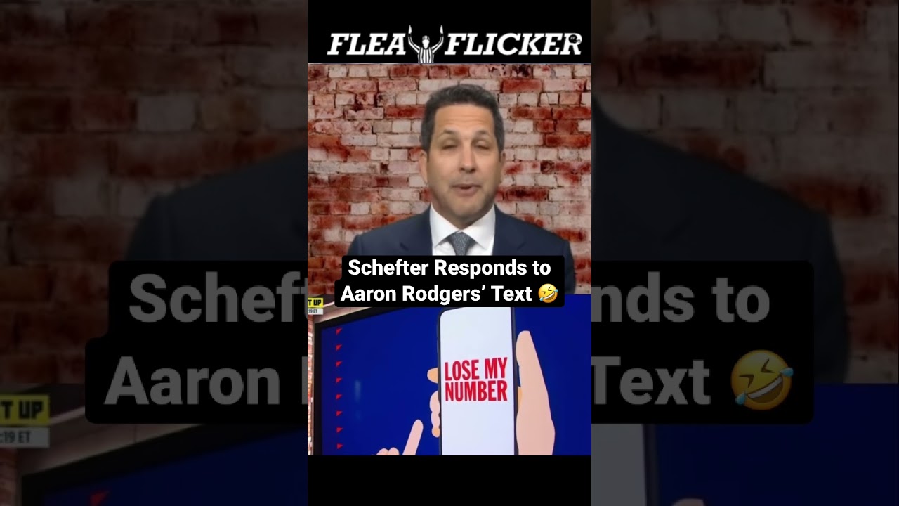 Adam Schefter Responds to Aaron Rodgers’ Cold Text 🤣 