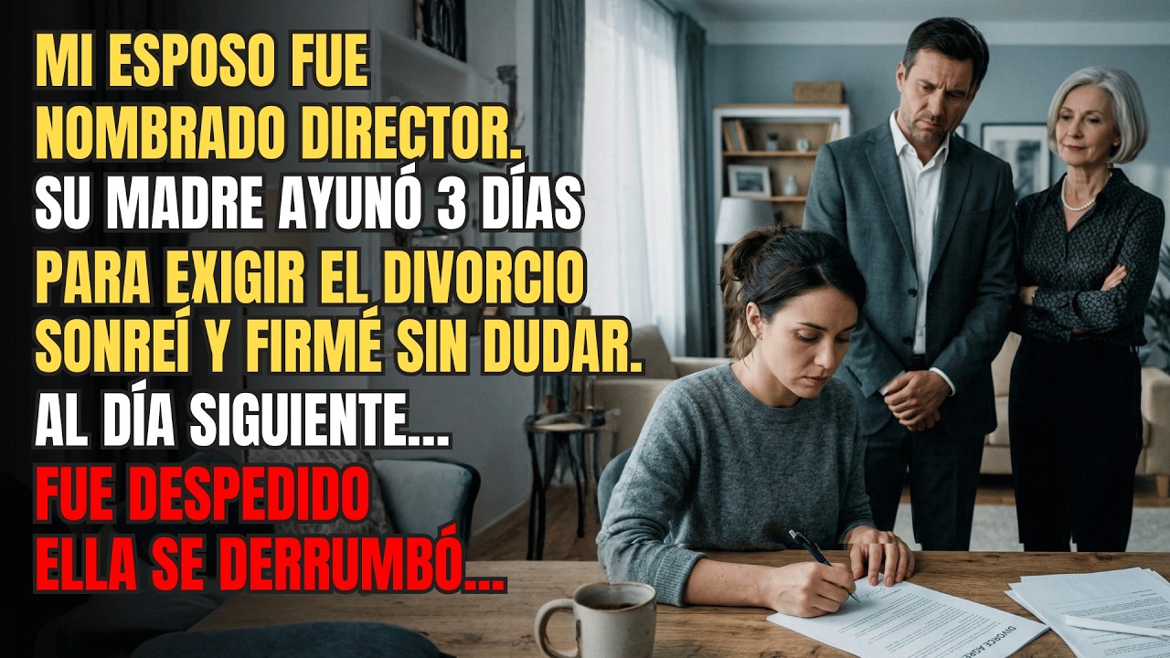 Mi Esposo Consiguió el Ascenso… y Su Madre Ayunó Para Separarnos. Hasta Que…