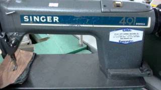 ミシン　SIGER D200GA 491 Singer 491 - YouTube