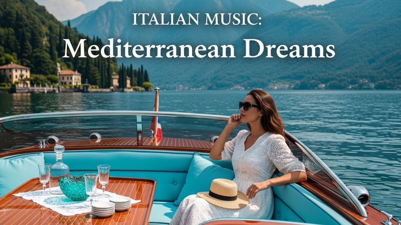 Italian Seaside Escape 🌅 Gentle Mediterranean Music for Sleep & Study | 4K