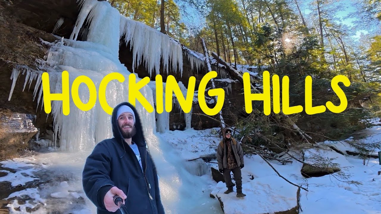 Hiking To The CRAZIEST Frozen Waterfalls
