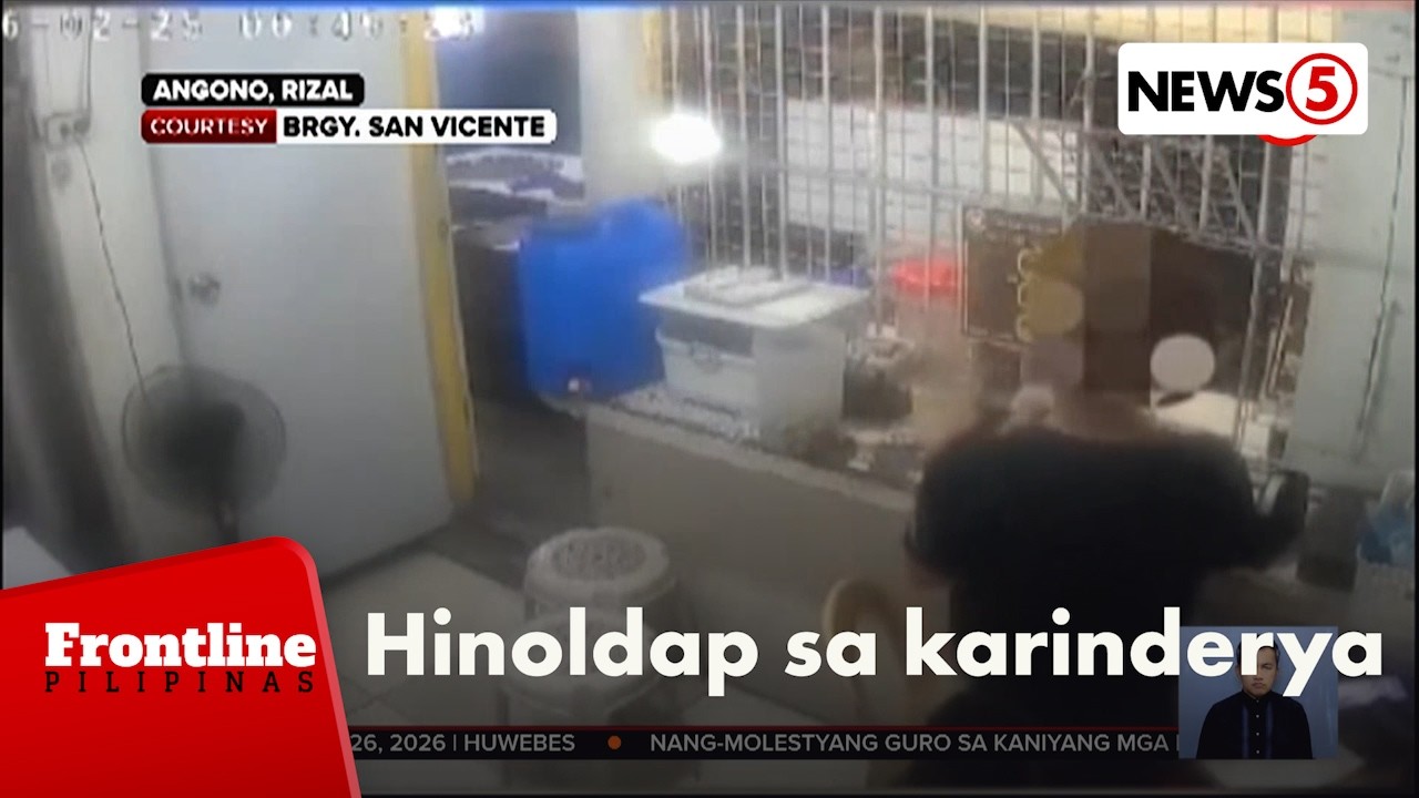Mga customer ng karinderya, hinoldap ng dalawang riding-in-tandem | Frontline Pilipinas