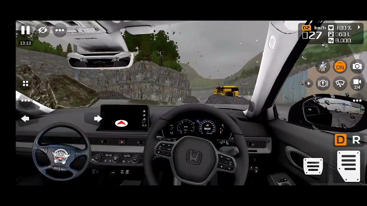 Most Realistic Honda Interior in BUSSID | Ultra Graphics Gameplay