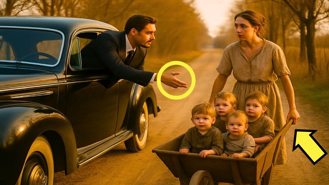 ¿QUIERES VIVIR ALLÁ EN CASA… PREGUNTÓ EL MILLONARIO VIUDO A LA MAMÁ DE CUATRILLIZOS