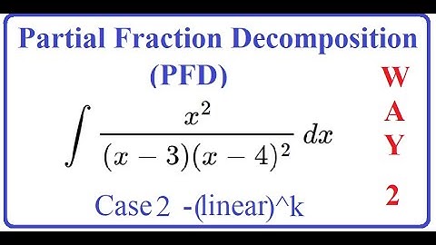 6.3 HW#3 : Partial Fraction Decomposition: Case 2, PART 2